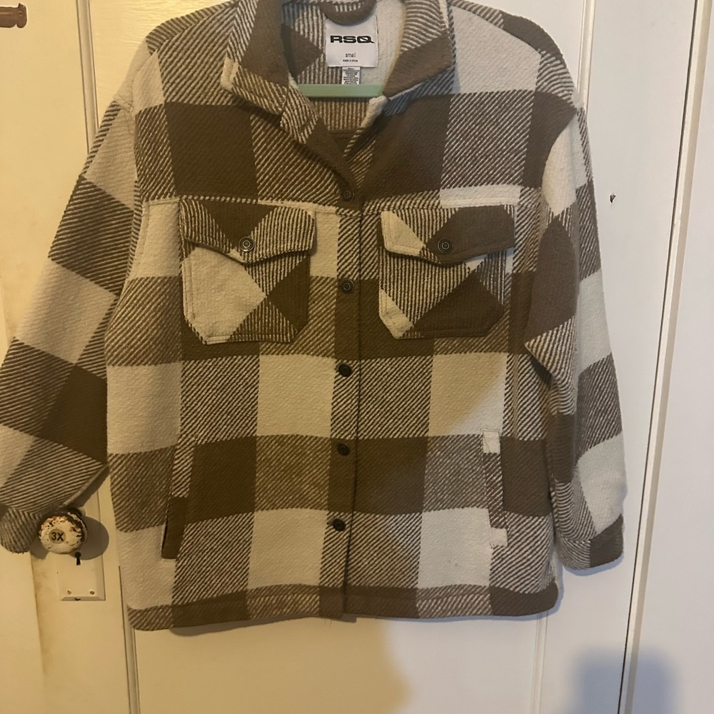 Womens RSQ Shacket Size Small